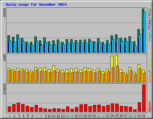 Usage Statistics for pars-soft.ir - December 2024