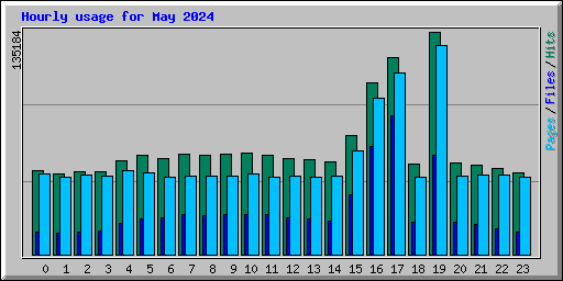 Hourly usage for May 2024